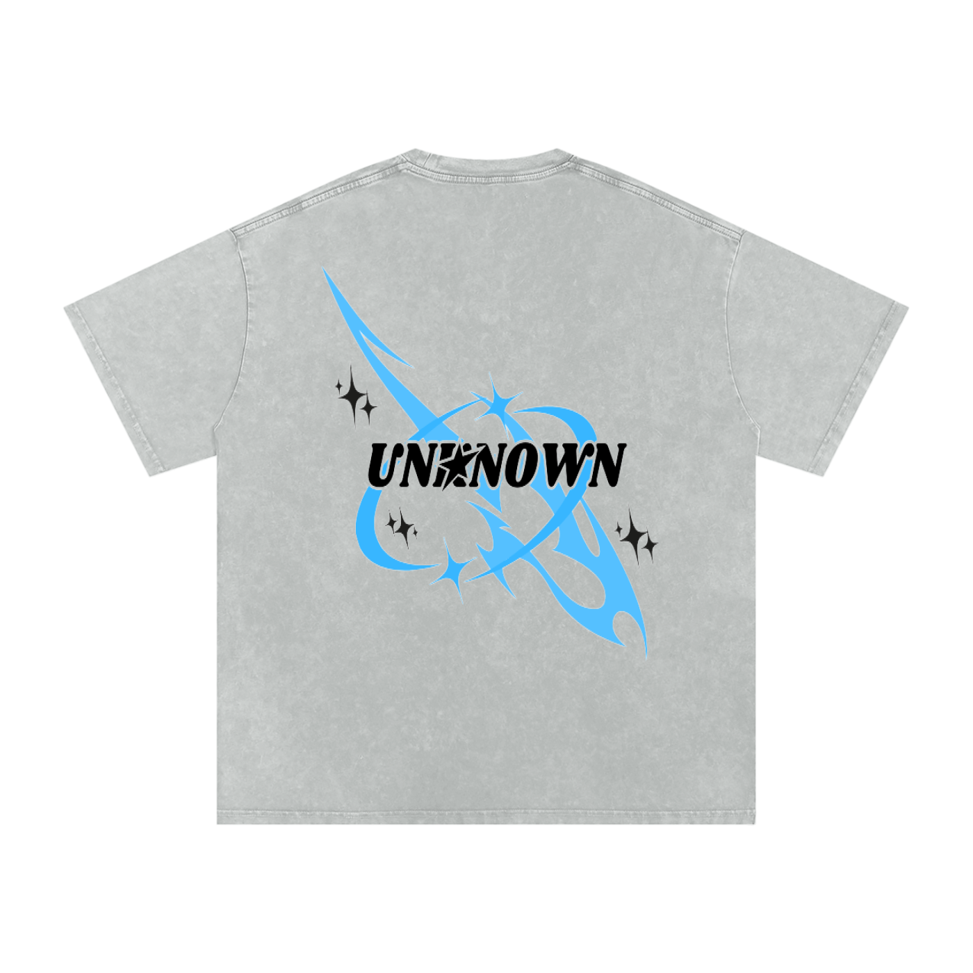 UNC Blue Unknown Washed Oversized T-Shirt