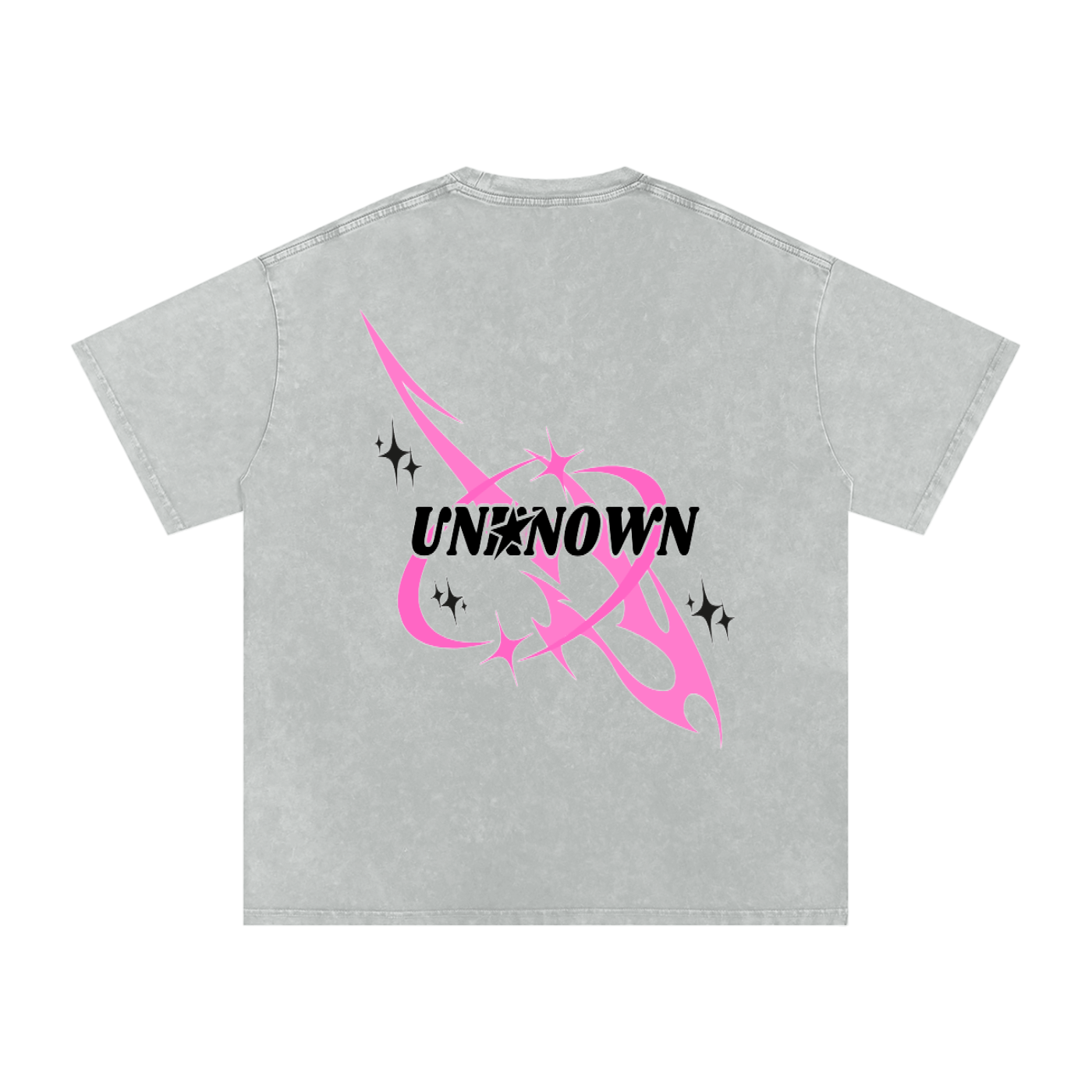 Pink Unknown Washed Oversized T-Shirt