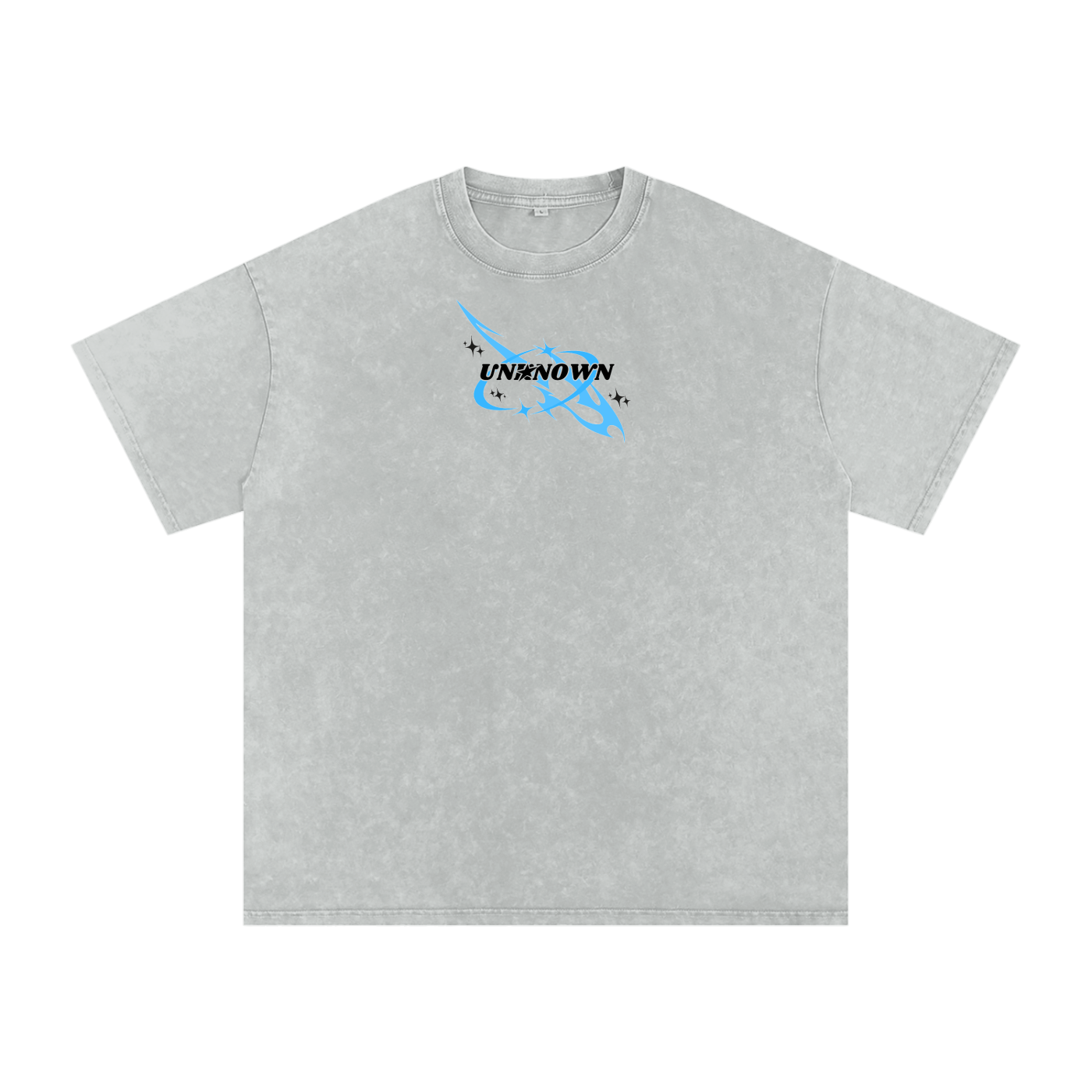 UNC Blue Unknown Washed Oversized T-Shirt